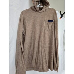 Properly Tied Boys Long Sleeve Hooded Pocket T Shirt Size 7 Tan Heather Casual